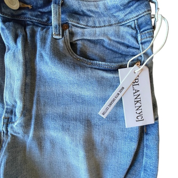 NWT WOMENS BLANKNYC‎ DENIM SHIRTS THE REEVE RAW HEM MILD DISTRESS 5 POCKETS - Picture 4 of 8